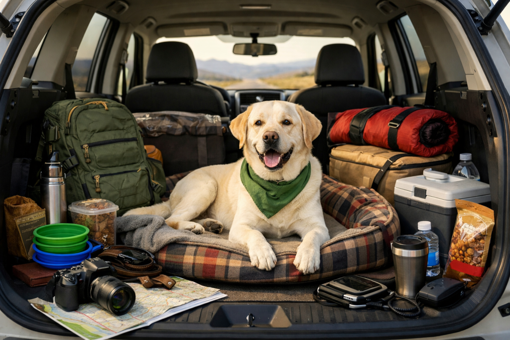 Road Trip Essentials for Driving Cross Country with a Dog